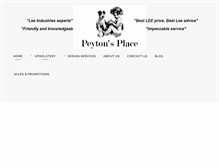 Tablet Screenshot of peytonsplacefurniture.com